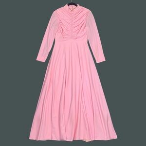 Vintage Sylvia Ann Dress 0 Cottagecore Romantic Gown Empire Bohemian 1970's